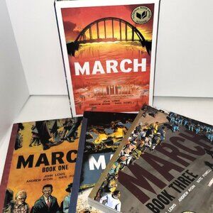 March by John Lewis, A graphic novel trilogy